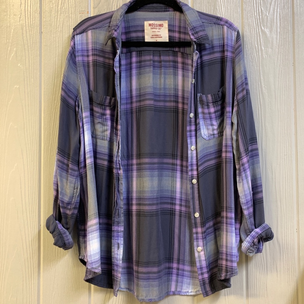 Purple Plaid Flannel